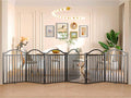BHG Metal No-Assembly Freestanding Dog Gate by BHG