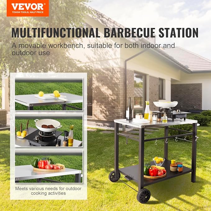VEVOR Outdoor Grill Dining Cart - Image 2