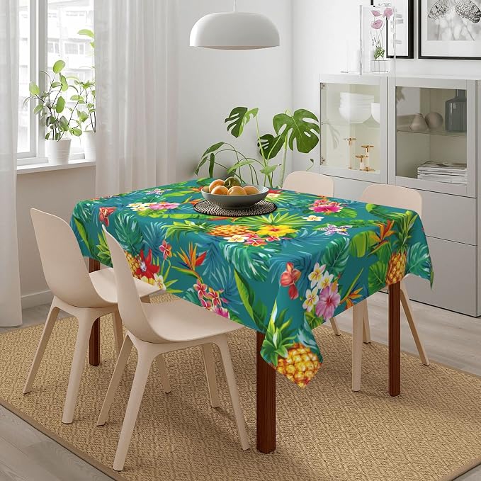 Worltoldb Pineapple Tablecloths Polyester Table Cloth - Image 5