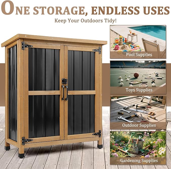 Weatherproof Outdoor Storage Cabinet - Image 3