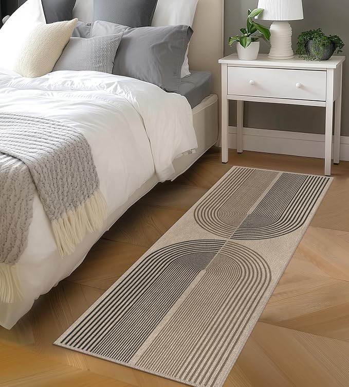 Easy Jute Rainbow Runner Rug, 2x6 Washable Rugs Runner - Image 7