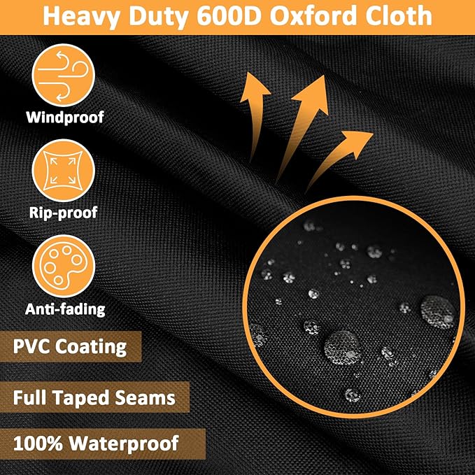 7036 Griddle Cover for Weber Genesis 400 Series Griddle Carry Bag, Waterproof - Image 5
