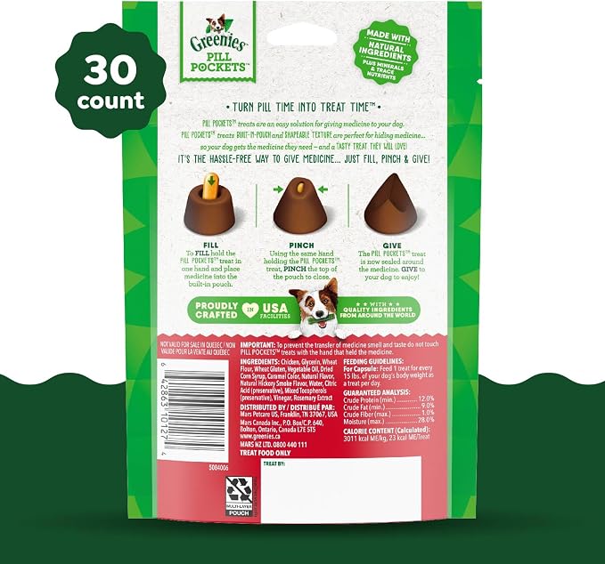 Greenies Pill Pockets for Dogs, Large Size Soft Dog Treats, Hickory Smoke Flavor - Image 2