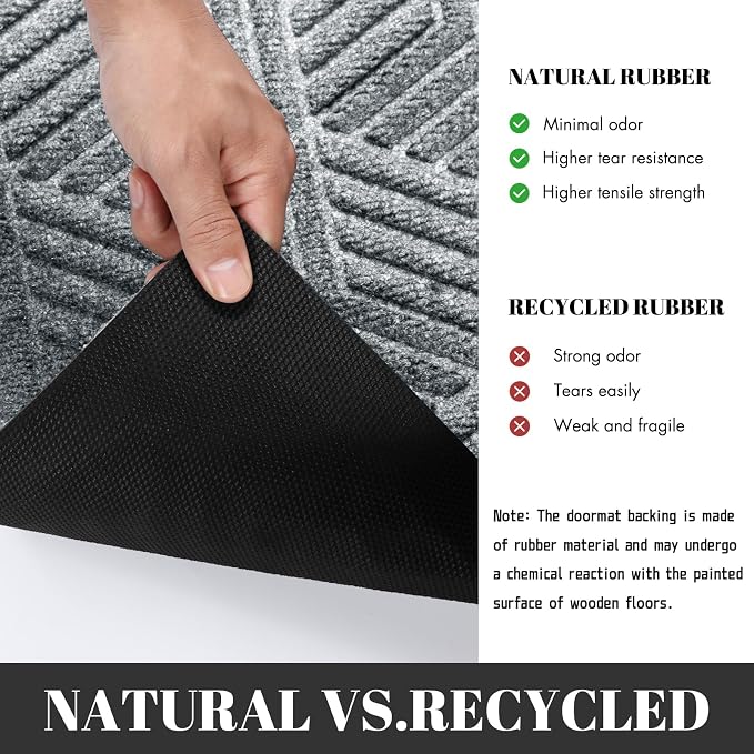 Yimobra Large Door Mat 47x32, All-Season Waterproof Outdoor Mats - Image 3