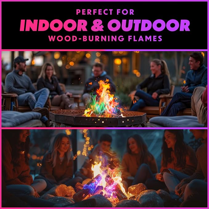 Magical Flames Fire Color Packets, Vibrant Multi-Color Fire - Image 5