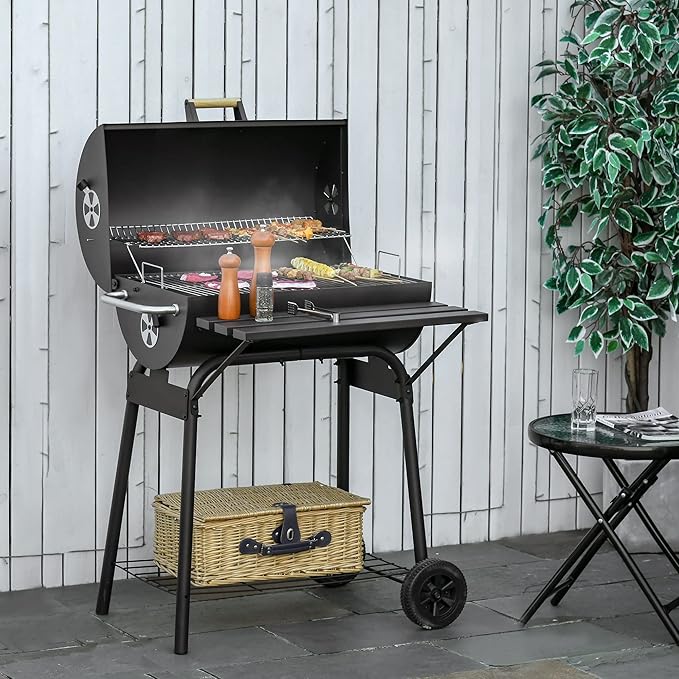 30 Inch Portable Barrel Charcoal Grill by XINONE