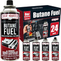 Chef Master 24x 8oz Butane Fuel Canister by ChefMasterProfessional