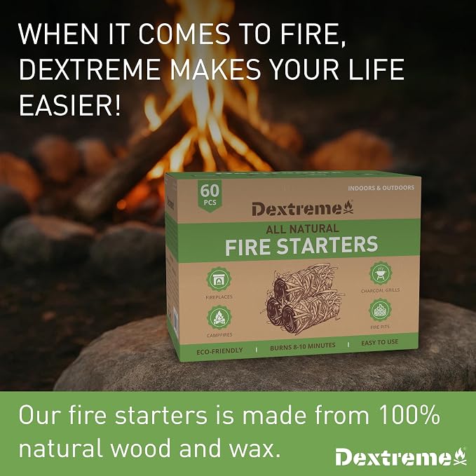 Dextreme Fire Starter Natural Fire Starters - Image 3