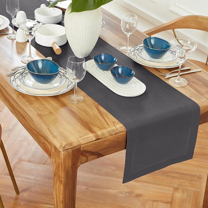 Solino Home Linen Table Runner 60 Inches by SolinoHome