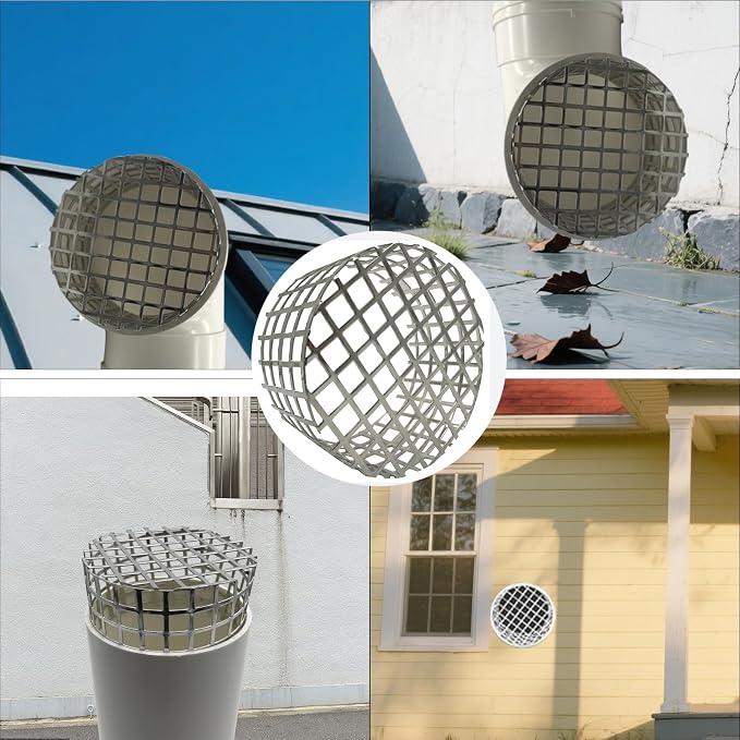 PVC Termination Mesh Vent Cover Cap, 304 Stainless Steel - Image 7