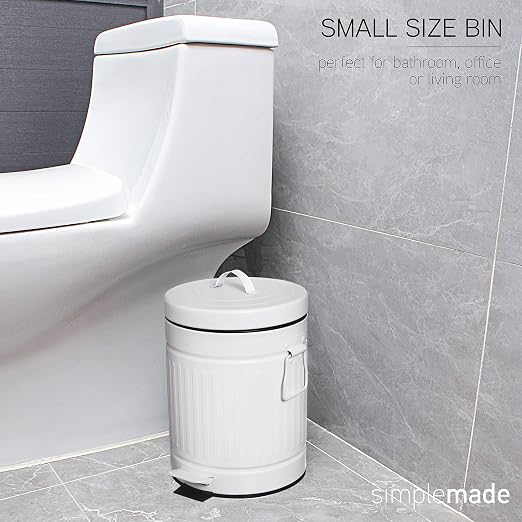 SIMPLEMADE Round Step Trash Can - Image 4