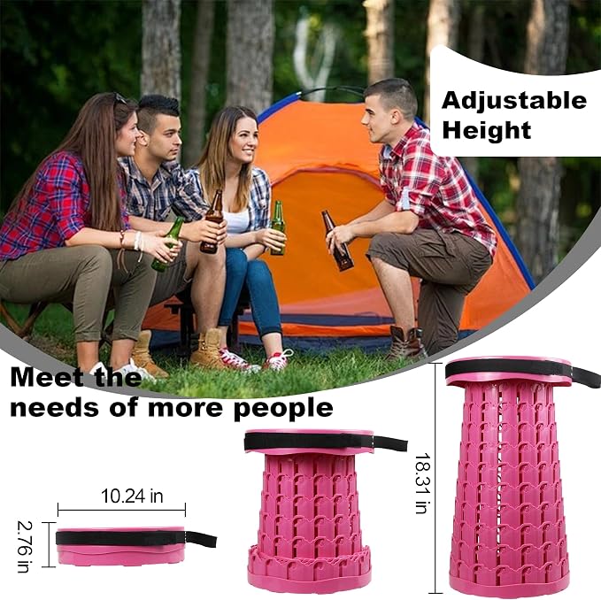 ALEVMOOM Upgraded Collapsible Stool - Image 2