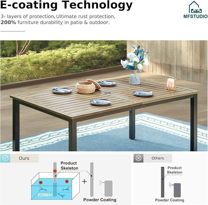 MFSTUDIO Patio Dining Sets - Image 8
