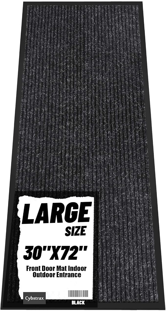 Front Door Mat Indoor Outdoor Entrance, Non-Slip Absorbent Entryway Mat by Unknown