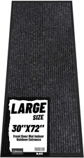 Front Door Mat Indoor Outdoor Entrance, Non-Slip Absorbent Entryway Mat by Unknown