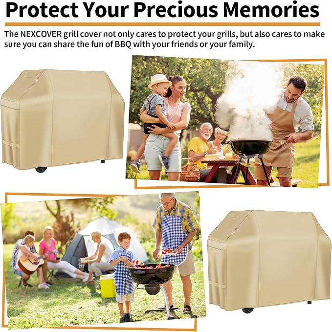 NEXCOVER 50 Inch Waterproof Grill Cover, Outdoor Heavy Duty 600D BBQ Cover - Image 7