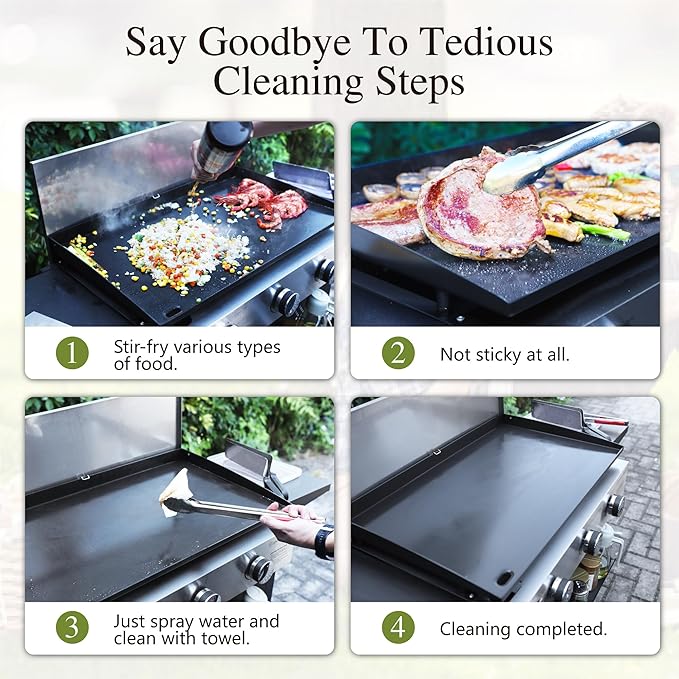 Sophia & William 28-Inch Flat Top Grill - Image 6