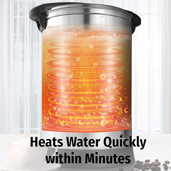 Zulay Commercial Grade 100 Cup Coffee Maker Hot Water Urn - Image 5