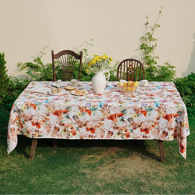 Rectangle Outdoor Tablecloth 60 x 108 Inch, Spillproof Waterproof Tablecloth - Image 3