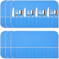 Saintrygo 6 Pieces Anti Tarnish Silver Storage Bags silverware Blue Holder by Saintrygo