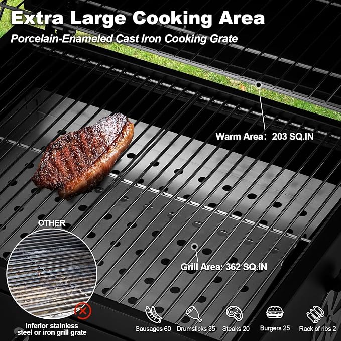 MELLCOM Small Charcoal Grill - Image 4