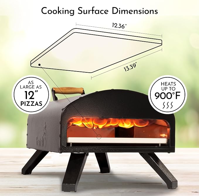 Bertello SimulFIRE Outdoor Pizza Oven Bundle - Image 3