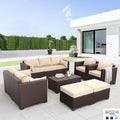 7 PCS Patio Furniture Set Outdoor Patio Furniture by RattanStar