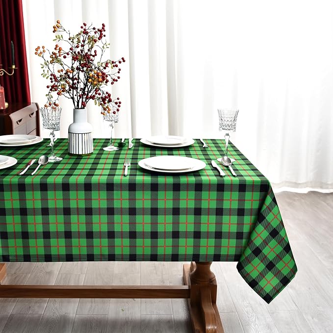 Classic Gingham Buffalo Tablecloth Fabric - Image 4