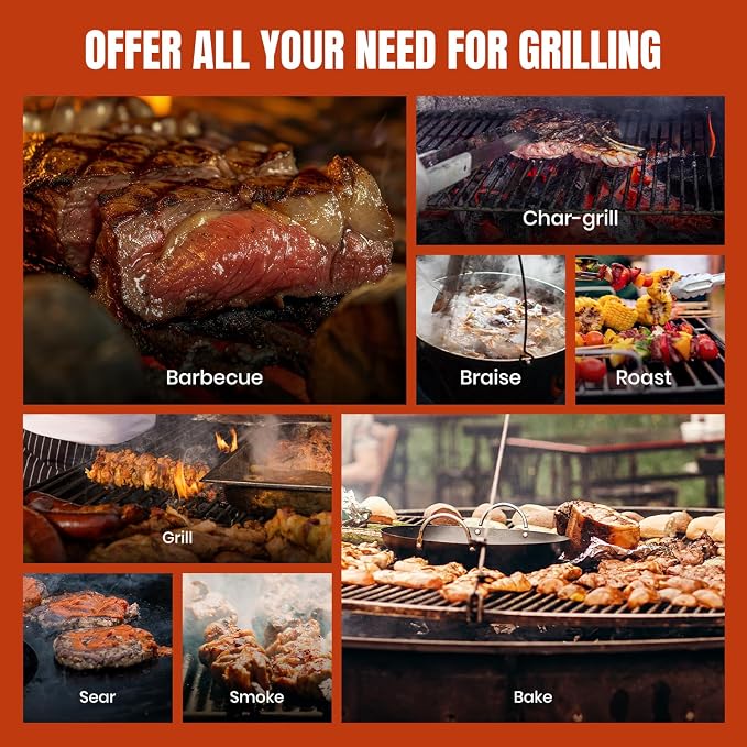 Z GRILLS Wood Pellet Grill & Smoker 8-in-1 Pellet Grill - Image 3