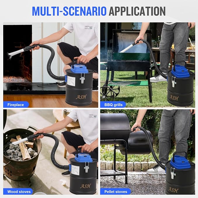 Ash Vacuum Cleaner -3.2 Gallon Fireplace Ash Vac - Image 8