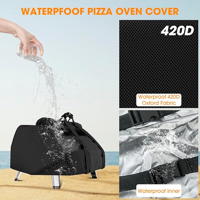 Carry Cover for Ooni Karu 16 and Karu 2 Pro Pizza Oven, Waterproof Pizza Oven - Image 4