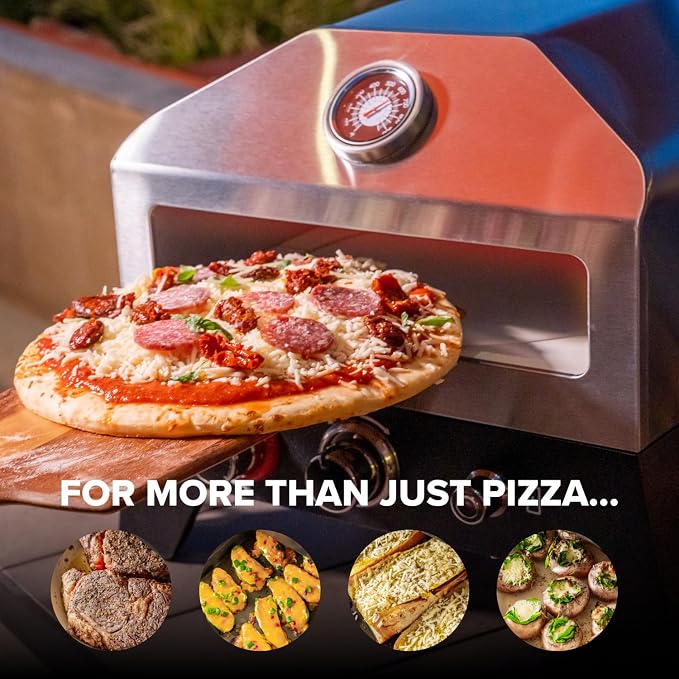 Nexgrill 12 in. Outdoor Gas Pizza Oven Portable Propane Pizza Grilling Stove - Image 3
