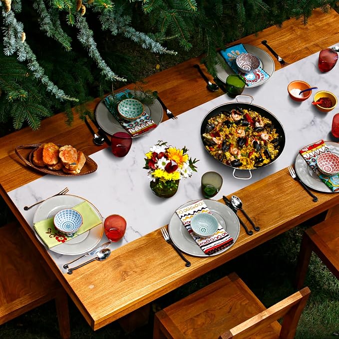 2 Pcs Trivet Table Runner Hot Plates Mat 12 X 40 Inch Heat Resistant Table - Image 7