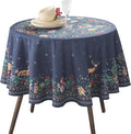 Maison d' Hermine Table Cloth Round Table 100% Cotton 63 Inches Fall Tablecloth by MaisondHermine