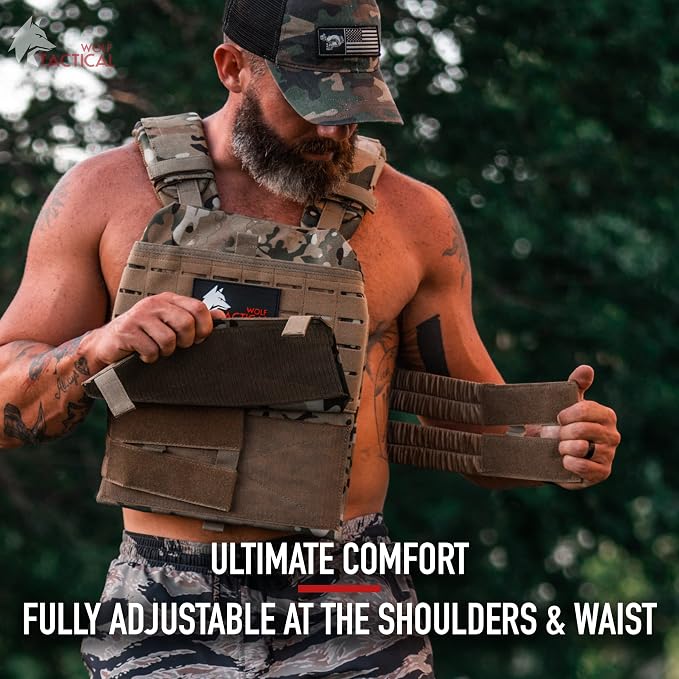 Wolf Tactical Adjustable Weighted Vest - Image 6