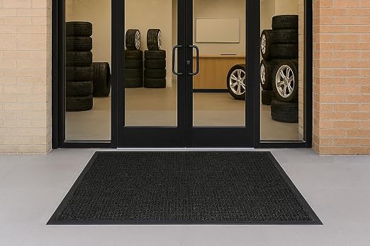 Guardian WaterGuard Indoor/Outdoor Wiper Scraper Floor Mat, Rubber/Nylon - Image 2