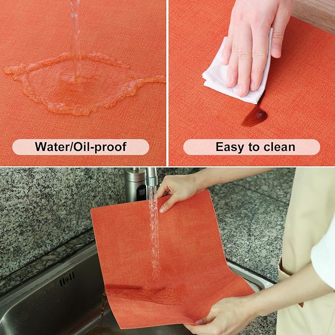 Homaxy Faux Leather Heat Resistant Placemats - Image 4