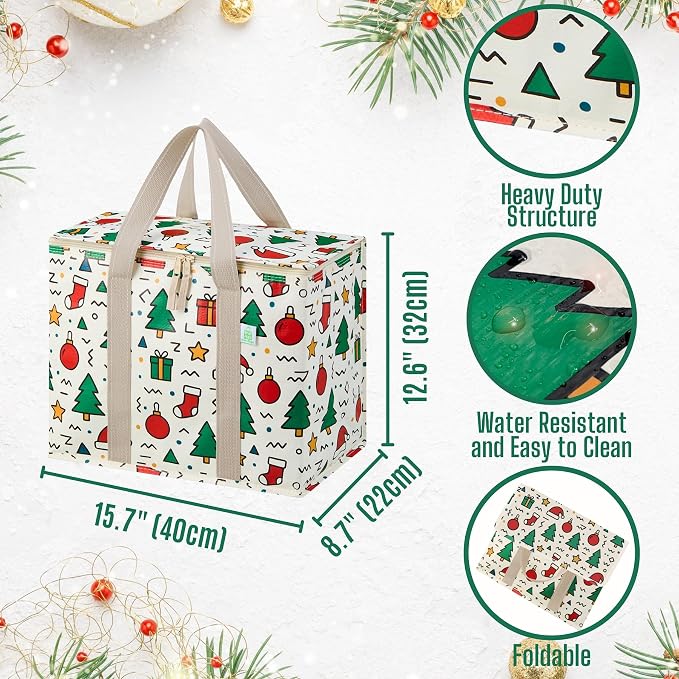VENO 2 Pack Cooler Bag, Insulated Grocery Bags - Image 3