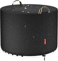QH.HOME Fire Pit Cover Round for Solo Stove Yukon, 900D Heavy Duty Waterproof by QHHOME