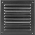 Square Ventilation Grille / 6" x 6" Inch Inside Measurement/Black Metal Air by Unknown
