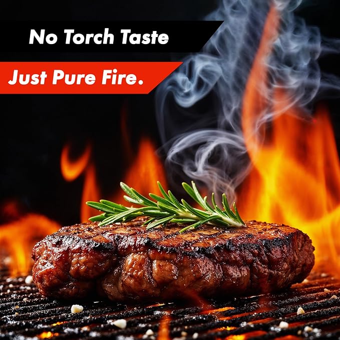 Grillblazer GrillGun Handheld Propane Charcoal Torch – 400, 000+ BTU Flame Torch - Image 7