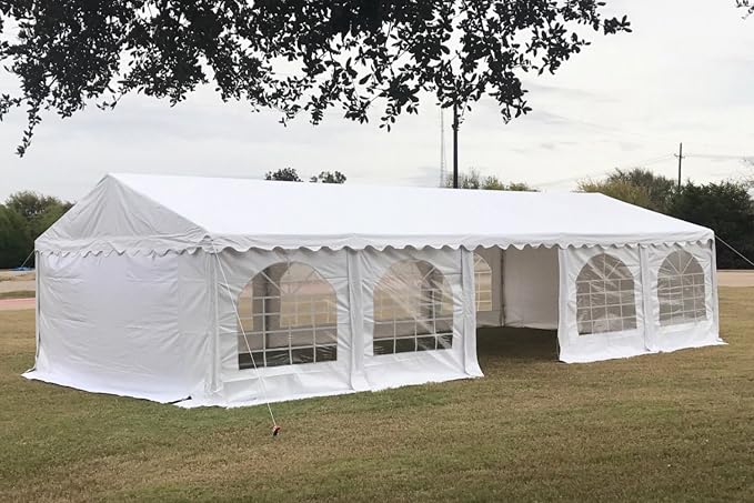 DELTA 32'x16' PVC Party Tent, Fire Retardant Wedding Tent Canopy, Outdoor Event - Image 6