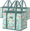 BALEINE 3Pk Reusable Grocery Bags, Foldable Shopping Bags by BALEINE