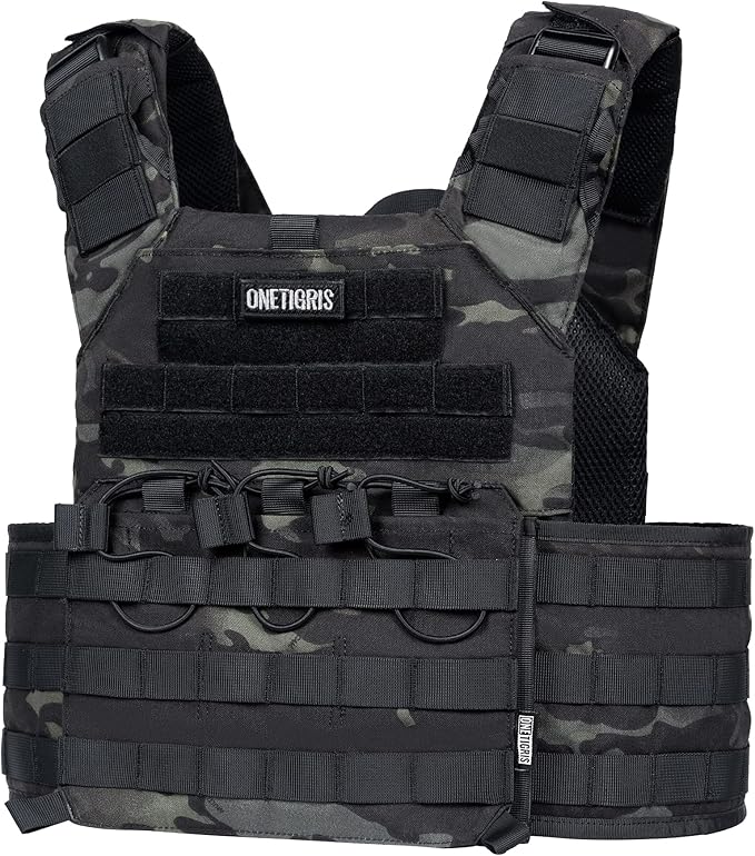 OneTigris DOOM Tactical Vest, Adjustable Airsoft Vest MOLLE Vest by OneTigris