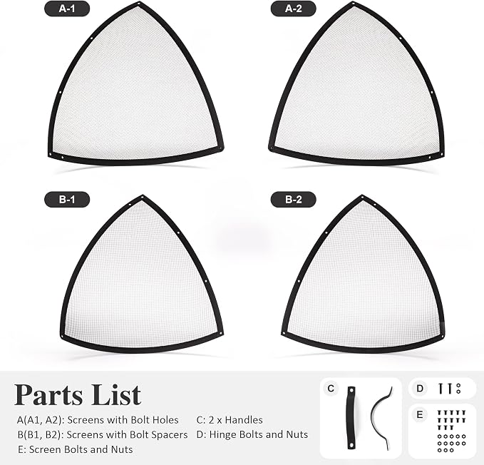 SUNCREAT Outdoor Fire Pit Spark Screen Cover Accessory, Patio Round - Image 7