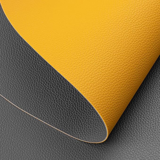 Myir JUN Placemats, Dual-Sided Placemats Waterproof Faux Leather Placemats Set - Image 3