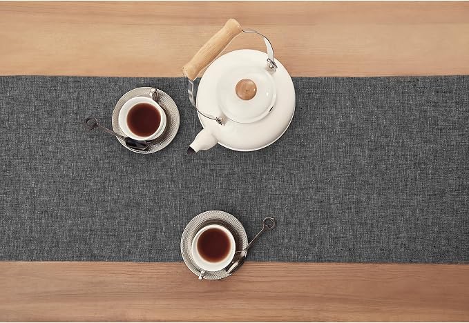 Solino Home Linen Small Table Runner 60 Inches - Image 3