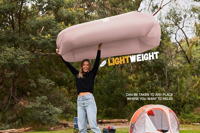 WEKAPO Inflatable Sun Lounger, Air Sofa, Waterproof and Leak-Proof, Picnics and - Image 3