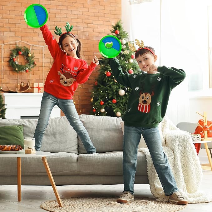 EVERICH TOY Upgraded Toss and Catch Ball Game Set, Kids Toy Stocking Stuffers - Image 6