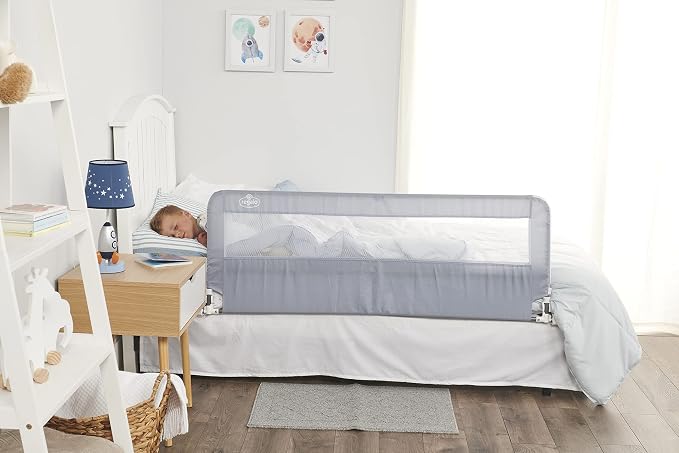Regalo Hideaway 54-Inch Extra Long Bedrail, - Image 2